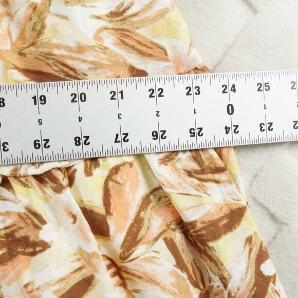 Moon River Tiered Smocked Maxi Dress Womens Large Cottage Core Prairie - Picture 10 of 14